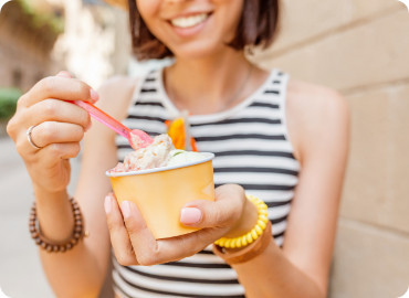 Il gelato come sostituto del pasto? 